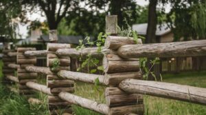 Clôture bois : le charme naturel pour délimiter vos espaces